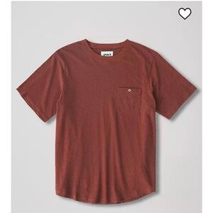 Pact Seaside Linen Blend Men’s Short Sleeve Pocket Crew T-Shirt